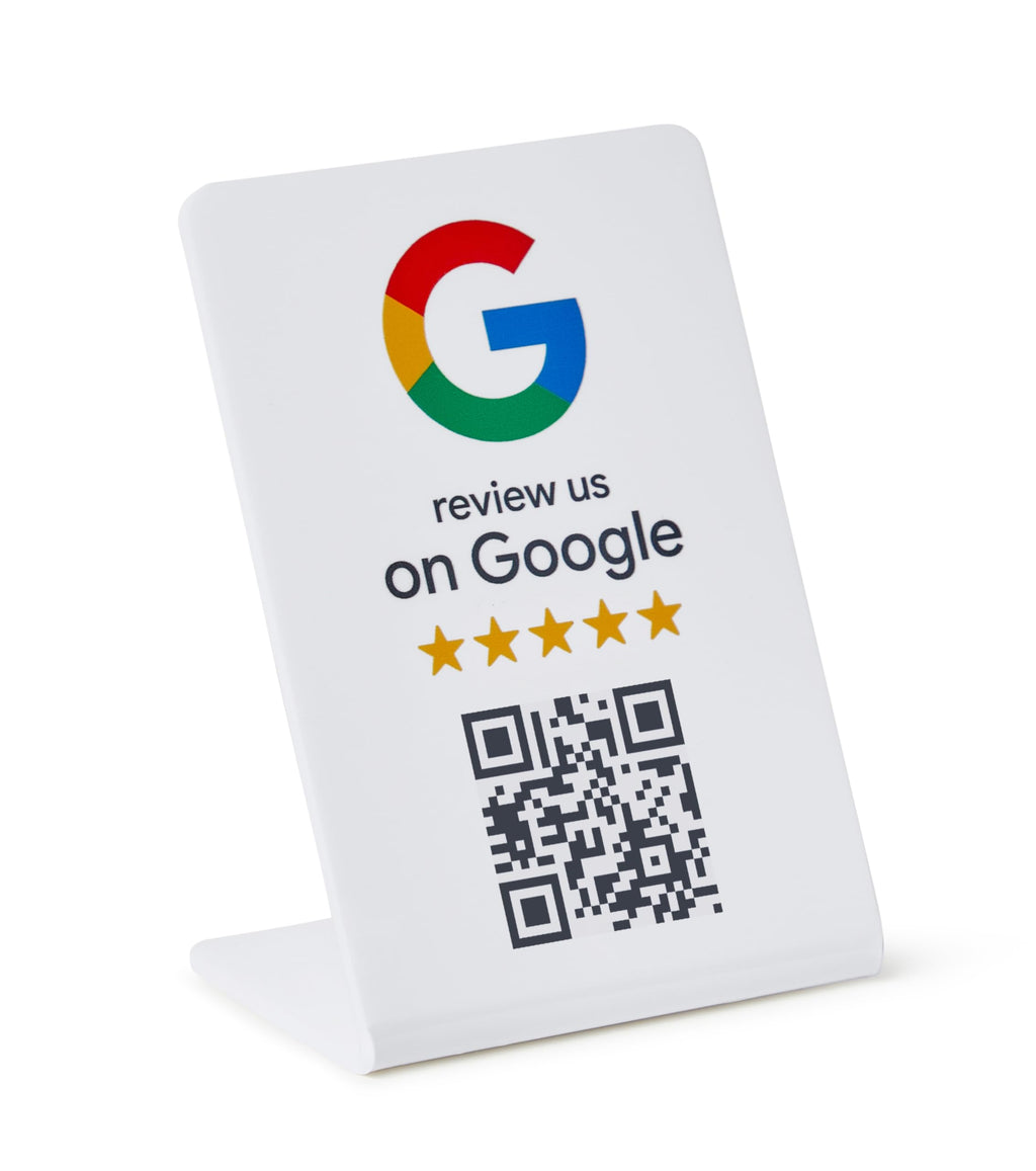 Google Review Card NFC station table NFC